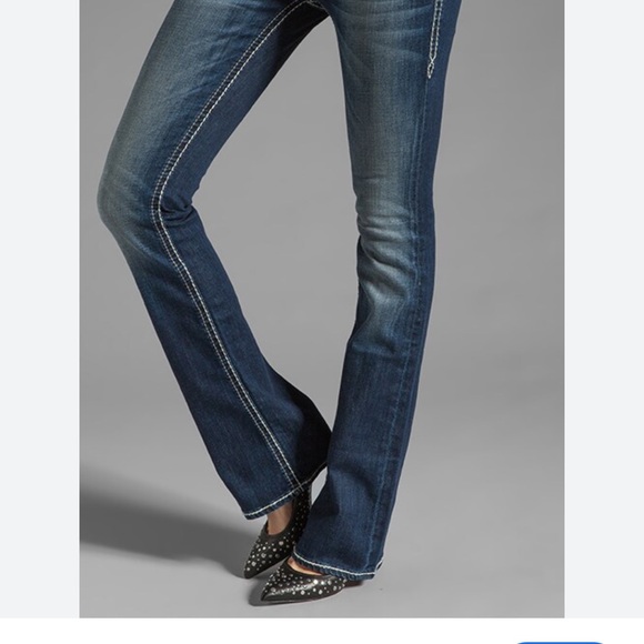 Rock Revival Annette Low Rise Skinny Jeans 25 - Picture 9 of 10